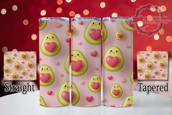 3D Avocado Heart Tumbler: A Comprehensive Guide to Custom Drinkware Design