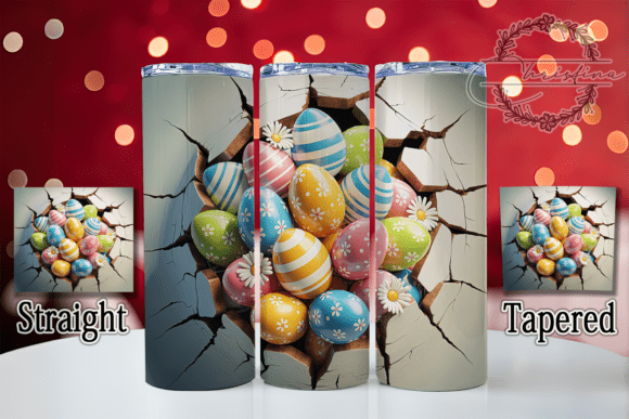 3D Bunny Hole Flower Egg Tumbler Design