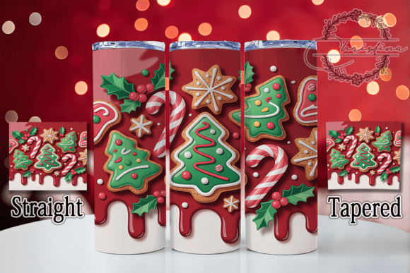 3D Christmas Tree Cakes Inflated Tumbler: A Design Evaluation