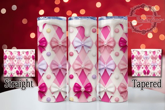 3D Coquette Bow Tumbler: Elevate Your Drinkware