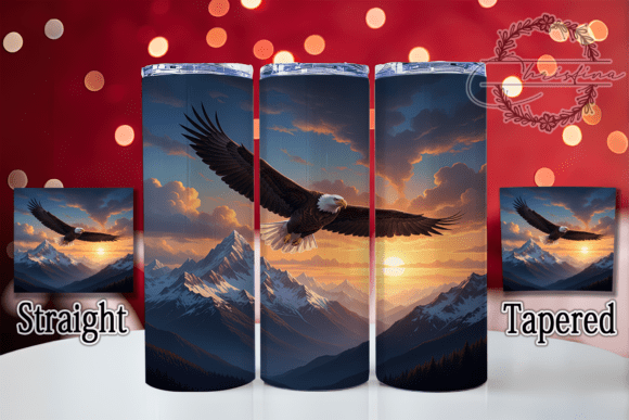 3D Eagle Nature Tumbler: Elevating Your Drinkware Projects with Wild Style