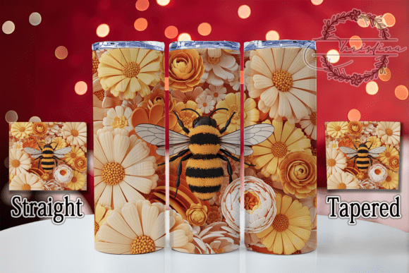 3D Golden Floral Bee Tumbler: Integrating Digital Assets into Your Creative Workflow