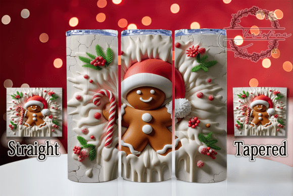 Elevating Custom Drinkware: The Strategic Value of the 3D Inflated Gingerbread Tumbler Design