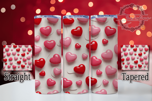Evaluating the 3D Puffy Pink Valentine Hearts Tumbler for Personalized Drinkware Projects