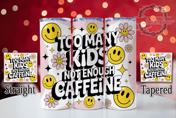 Funny 3D Exhausted Mom Life Tumbler