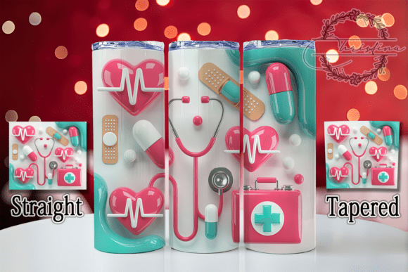 Unlocking Creativity with the 3D Healthcare Nurse Tumbler Digital Design